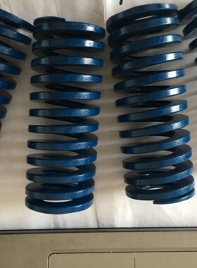 精品模具弹簧TL/SWL40*100高强度日标蓝色矩形压簧外径40长度100
