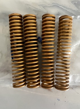 精密模具黄色TF/SWF16*80mm日标高强度矩形扁型压簧外径16长80mm