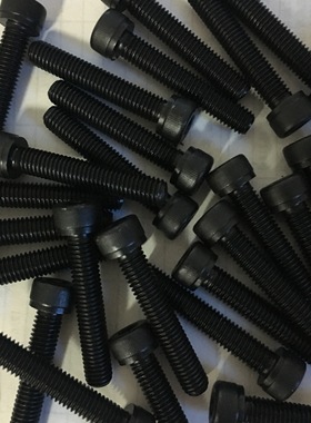 正品晋亿内六角12.9级M6*70螺丝高强黑色螺栓SCM435合金钢全螺纹