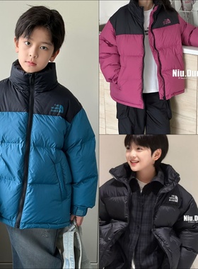 牛哆哆童装2025冬男女童连帽90白鸭绒羽绒服中大童保暖外套35001