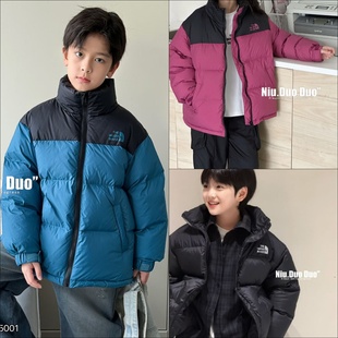 牛哆哆童装2025冬男女童连帽90白鸭绒羽绒服中大童保暖外套35001
