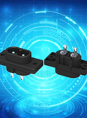 AC插座电源插座，多国认证插座DB-14-T-16B-S1八字座端子座子