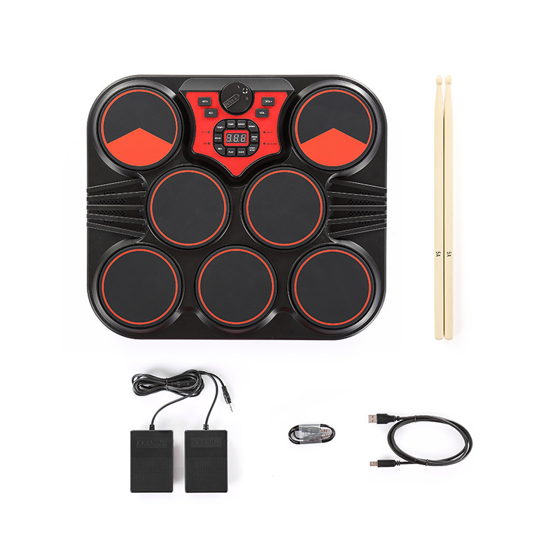 亚马逊跨境爆品架子鼓成人便携式