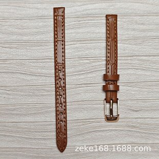 适配罗拉小棕表表带女真皮带小方表小绿表手表链8mm-14mm小尺寸