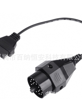BMW诊断线20Pin汽车检测线转接线 OBDII 16P TO BWM 20PIN连接线