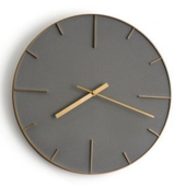 大气创意客厅轻奢装 跨境爆款 水泥沙石立体简约现代挂钟时尚 饰表