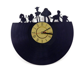 跨境爆款 Story创意时钟表家居装 玩具总动员黑胶唱片挂钟 Toy