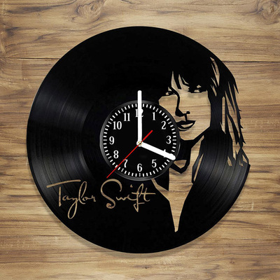 泰勒斯威夫特黑胶唱片礼品挂钟
