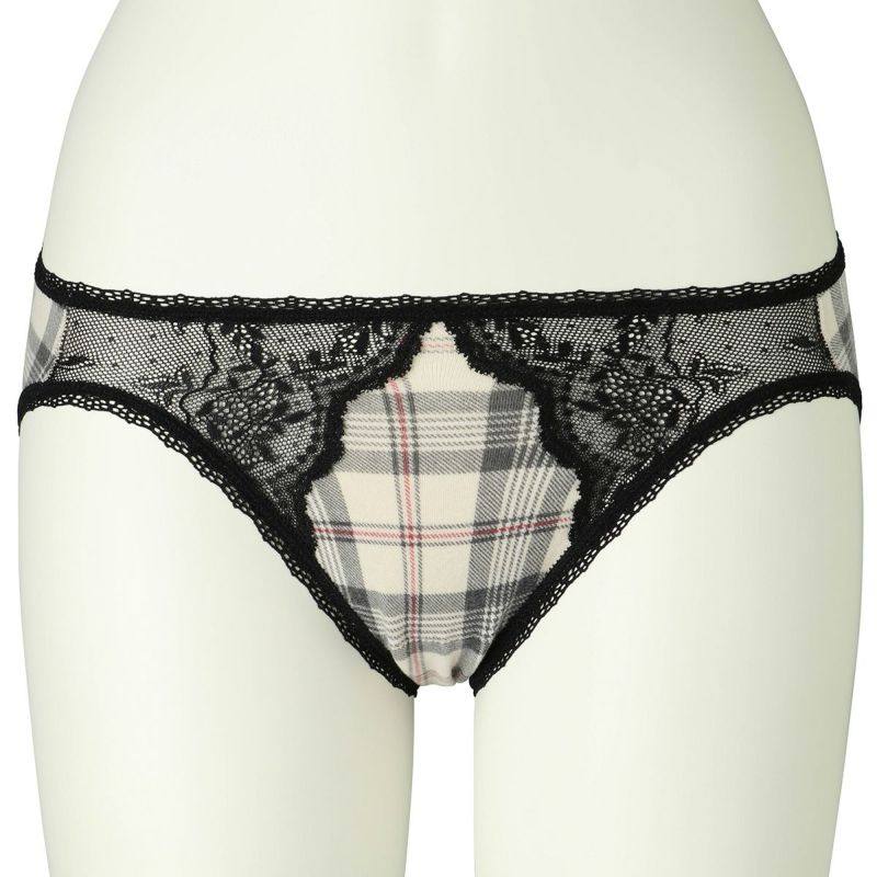 日本专柜 kid blue 冬季起毛棉保暖棉感英伦格三角内裤 378