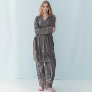 包邮 日本专柜 SALON by PEACH JOHN/蜜桃派舒适丝棉居家套装 503