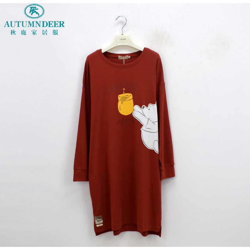 秋鹿简诗睡衣专柜正品秋