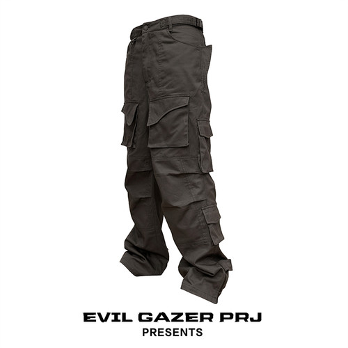 EVIL GAZER“恶魔之裈”宽松阔腿Cargo pants多口袋休闲工装长裤