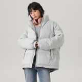 冬季新标90鸭绒纯色潮牌阔版特氟龙三防立领羽绒服墨绿9156P245，男装羽绒服，星座1207