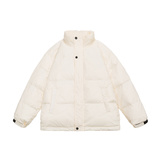 得物可二开新标鸭绒潮牌阔版五色尼丝纺纯立领羽绒服绿9169P200，男装羽绒服，星座1207