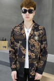 男商务休闲外套修身夹克英伦欧美轻熟单西服上衣礼服正西装890P75，男装西服，星座1207