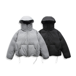 得物~可二开新标鸭绒潮牌阔版clean fit风格针织羽绒服9160P275图片