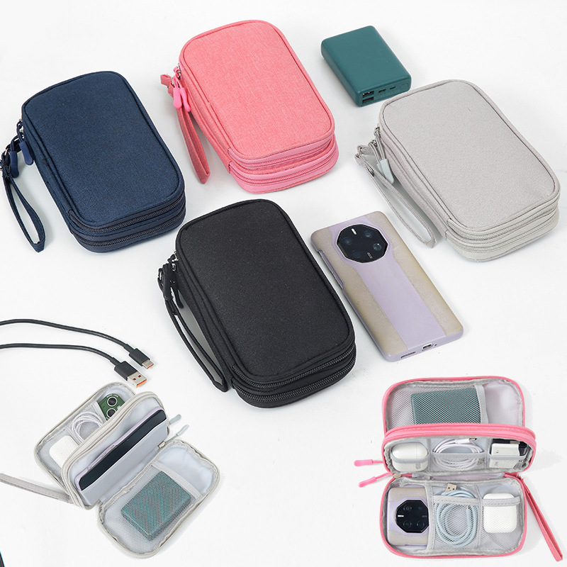 整理开学数据线收纳包外出好物便携包旅行多用大学生充电器保护套