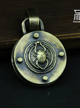 埃及原创纯银项链吊坠轻奢小众