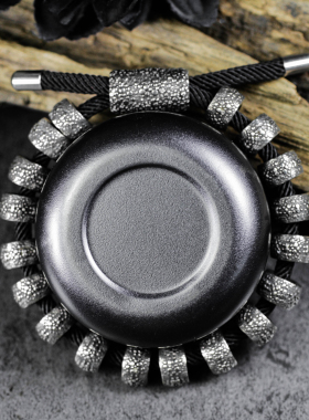 散珠子几何手串手链手环串珠可调节合金天珠平安符气泡男女款黄铜