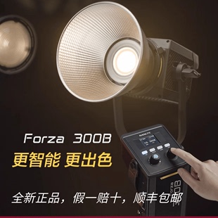 300B双色温视频摄影灯led常亮大功率补光影视灯 Nanlite南光Forza