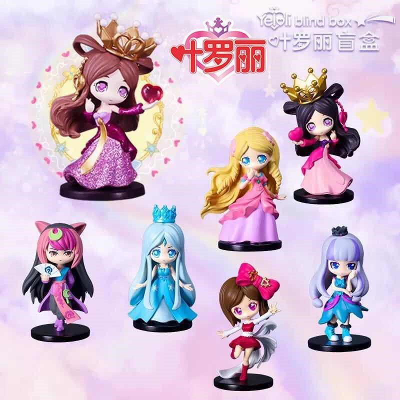 叶罗丽盲盒手办精灵梦娃娃车载