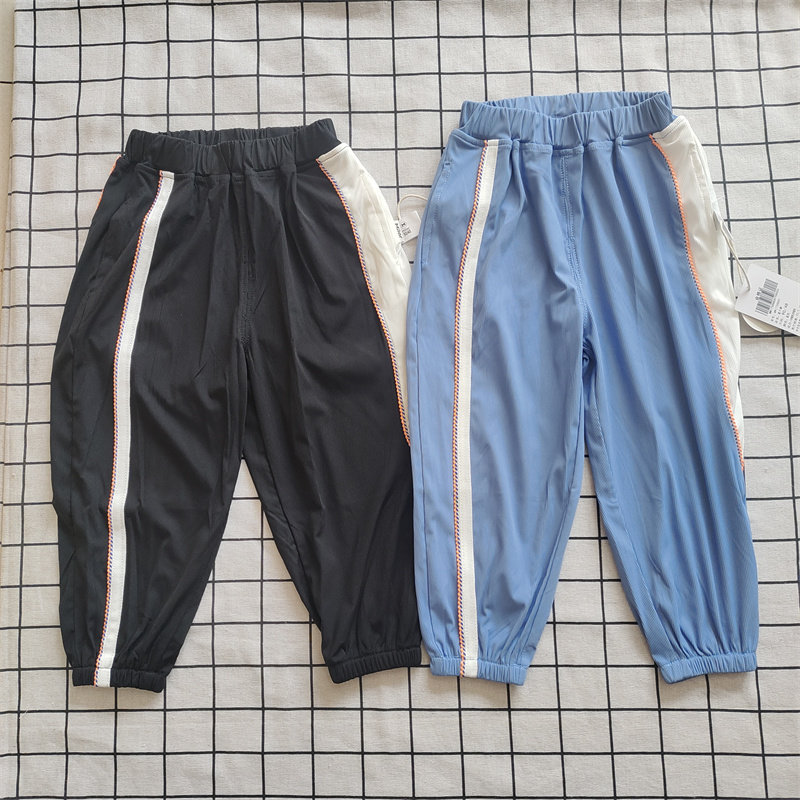 米乐熊2023年夏季新款儿童薄长裤1-4岁儿童防蚊裤MW1735KB3