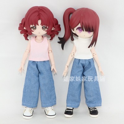 阿巳2.0娃衣妖精体邦尼兔阔腿裤