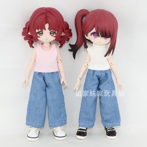 阿巳2.0娃衣妖精体邦尼兔阔腿裤