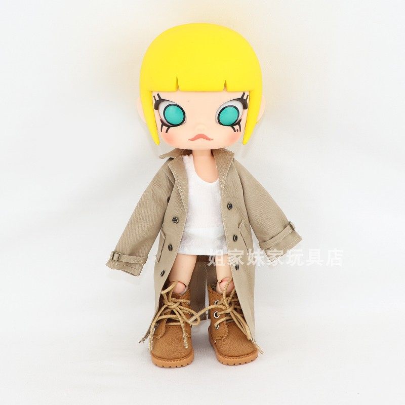 泡泡玛特molly衣服茉莉小熊面包娃衣搪胶8分可动人偶配饰时尚风衣,模玩/动漫/周边/娃圈三坑/桌游,潮玩娃衣,淘宝优惠券,粉丝福利购,淘宝优惠卷