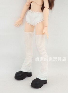 blythe小布 azone momoko OB24 OB22可儿 BJD6分娃娃过膝喇叭袜套