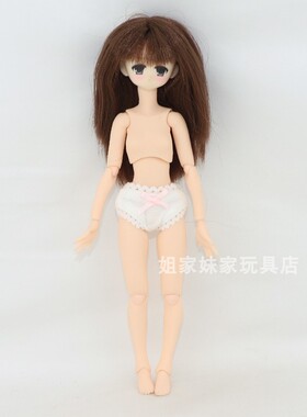 blythe小布 azone momoko OB24 OB22 可儿 BJD6分娃娃蕾丝边内裤
