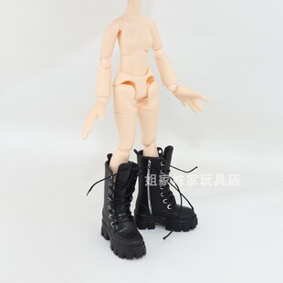 12分妖精体娃衣配件D男D女ymy小雷体8娃鞋靴子bjd素体马丁靴鞋子