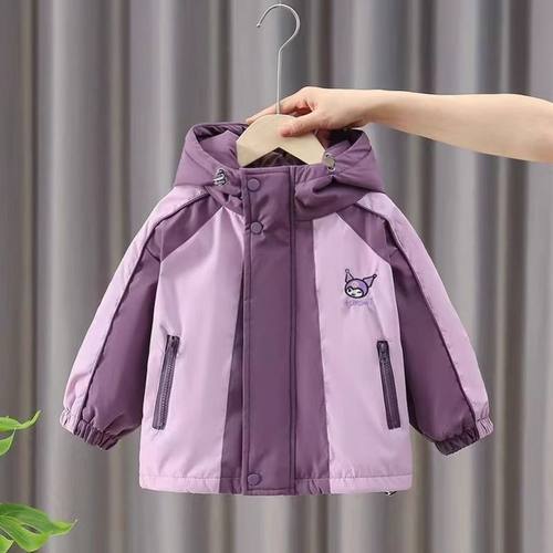 女童秋冬装儿童2025新款棉衣加棉加厚加绒冲锋衣棉服中大童冬季