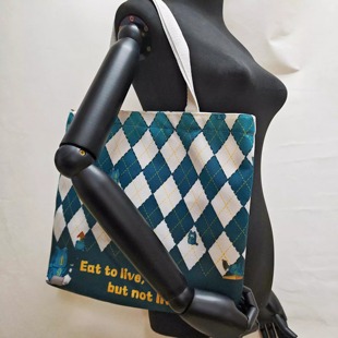 大家的养分原创周边-劳模猫猫帆布包拉链内袋