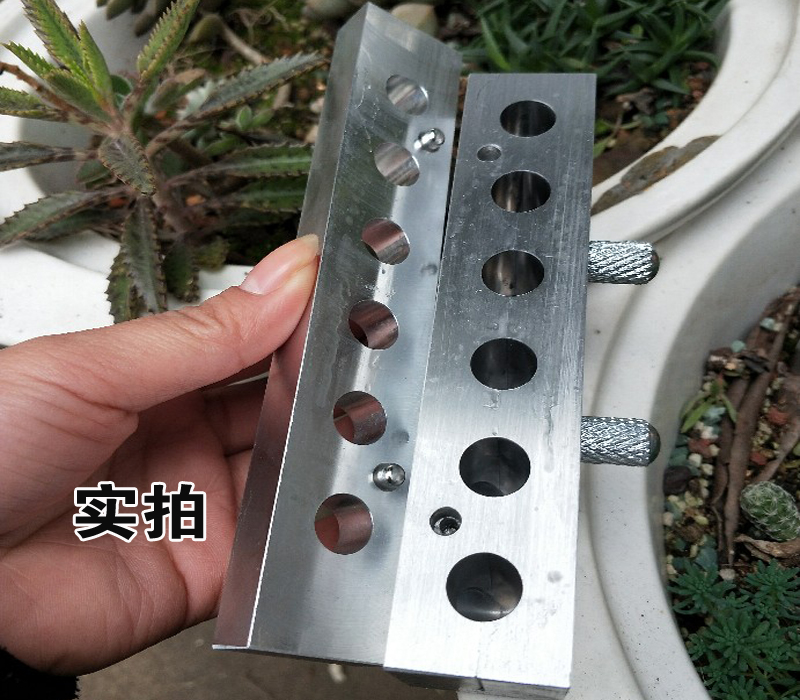 手工口红模具铝制多功能口红易脱模多孔口红色粉口红空管