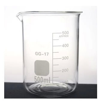 加厚玻璃烧杯500ml口红唇膏护肤品手工皂电炉上可直接加热