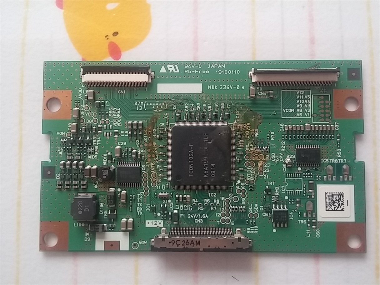 海信TLM32V86K 逻辑板 19100110 MDK 336V-0n