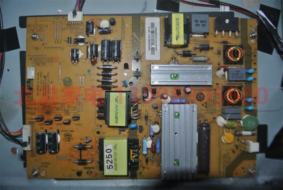 海尔 LE48G3000拆机电源板 0094005250 V3.0 SHG5005A-199E