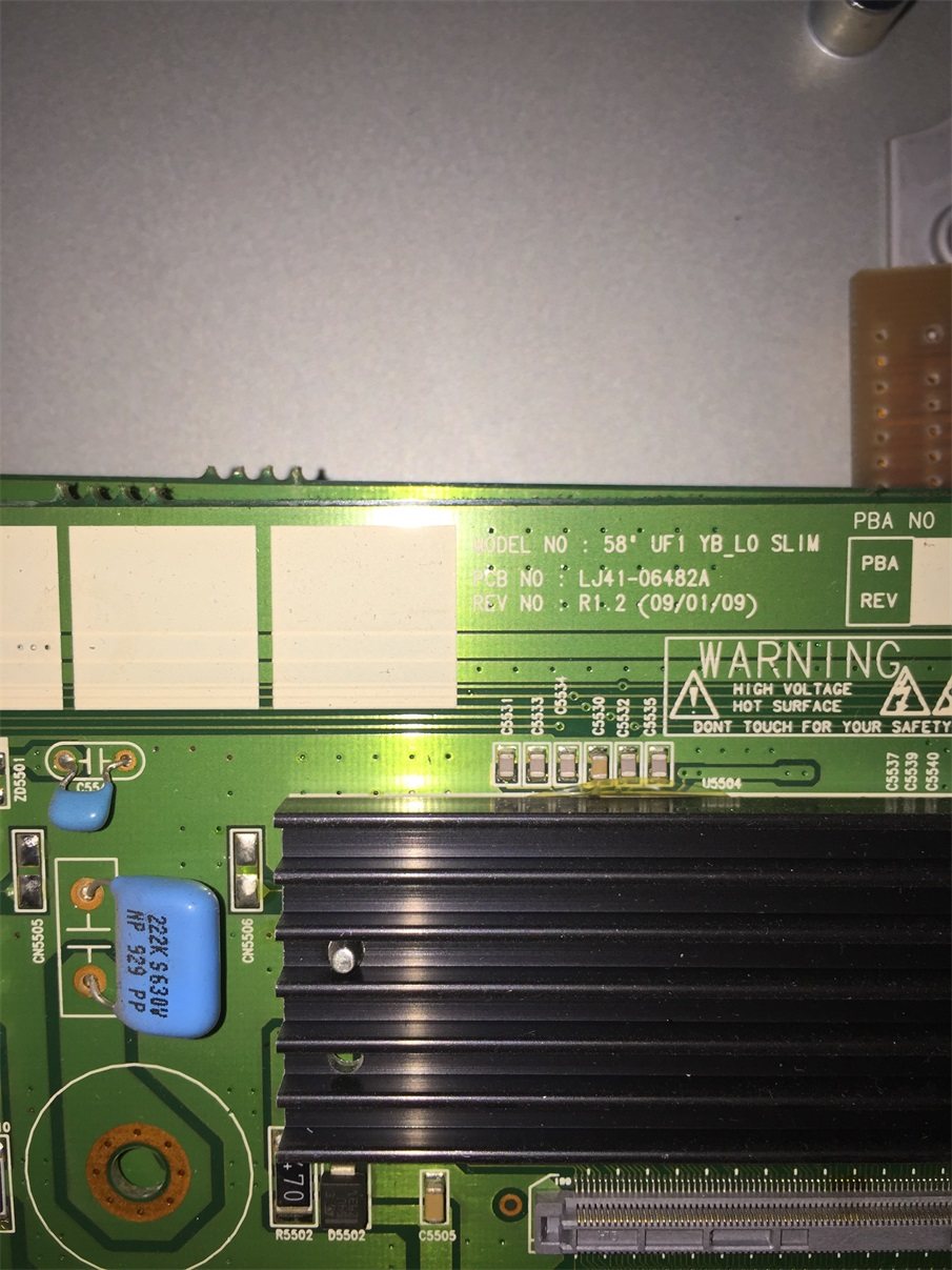 三星PS58B850Y1F 缓冲板 LJ41-06481A LJ41-06482A 屏S58FH-YB02