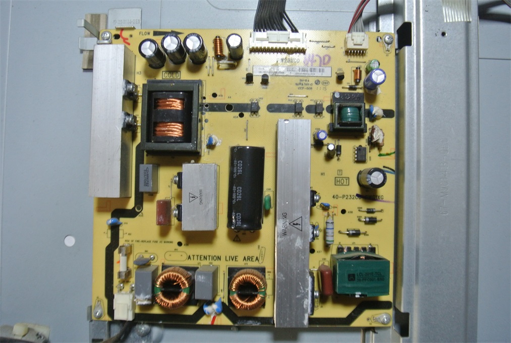 TCL C40E320B 东芝40E100C拆机电源板 40-P232C0-PWG1XG