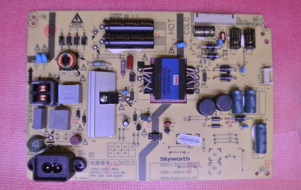 酷开40K2 43K2 E6000拆机电源板168P-L3N01D-00 5800-L3N01D-0000