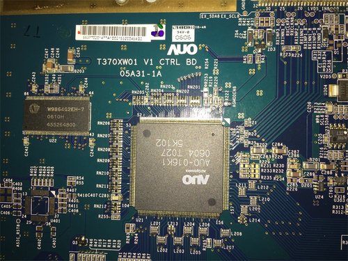 TCL LCD37B66-P 拆机AUO逻辑板 T370XW01 05A31-1A测试好有开机图