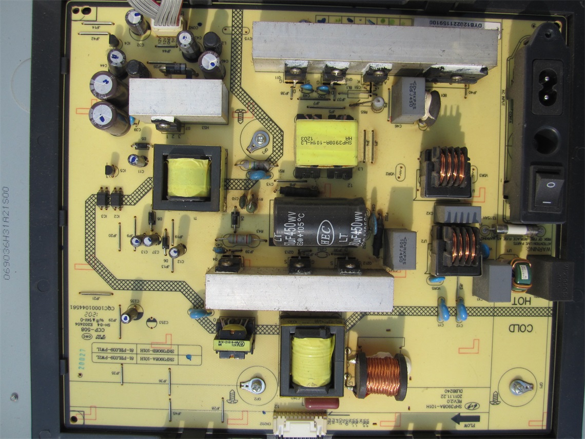 TCL C39E320B拆机电源板 SHP3908A-101H 非代用 实物拍图