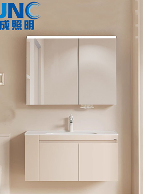 JUNC镜前灯卫生间led简约梳妆台化妆灯浴室厕所北欧免打孔镜柜灯