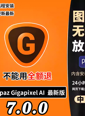Topaz Gigapixel AI 7 汉化版 图片无损放大插件+模型 WinX64