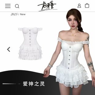 连衣裙 蕾丝显瘦A字半身裙女性感气质修身 龙牙童推荐 爱神之灵