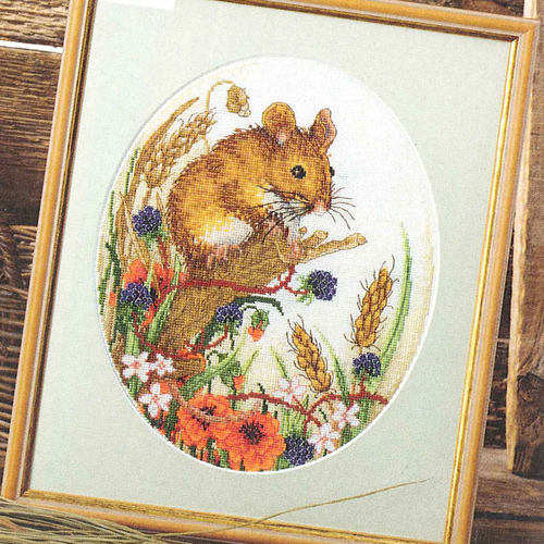 小小鱼ANC线十字绣套件 Gold77-3小老鼠新品动物精准印花刺绣