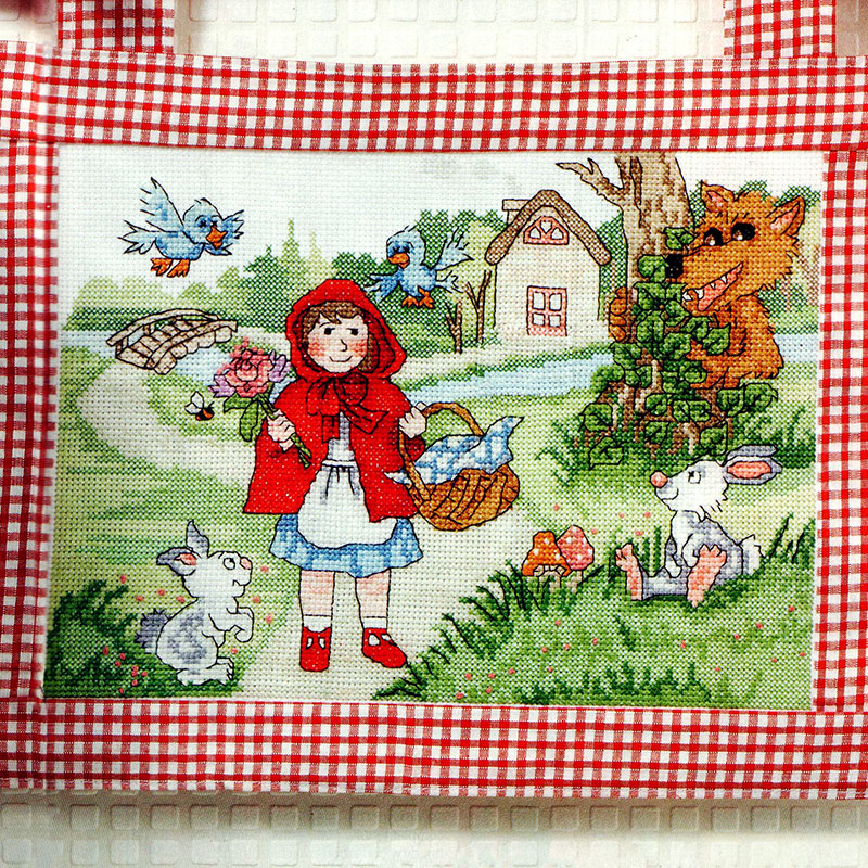 精准风印花卡通套件十字绣