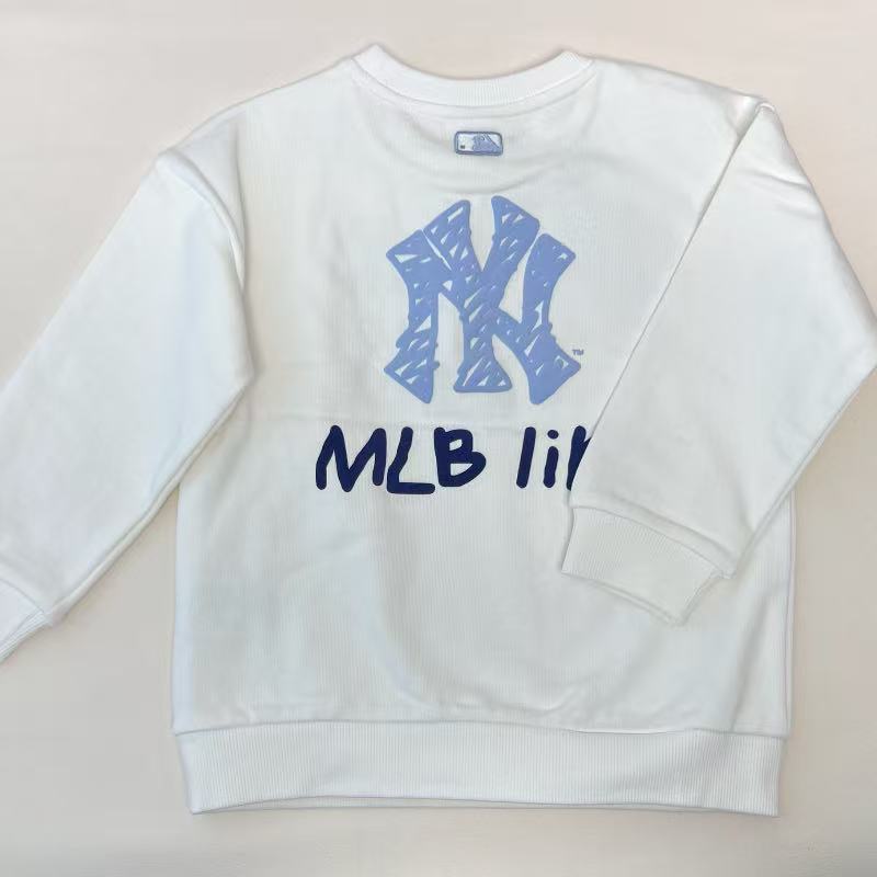 儿童卫衣 韩国正品MLB 圆领套头卫衣LIKE印花、双排字母小标卫衣