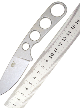 三刃木7130户外直刀全钢高硬度便携随身锋利刀具露营野营EDC工具